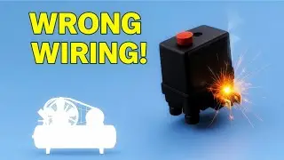 Automatic & Manual Air Compressor Control Wiring | Full Diagram & Working Explained