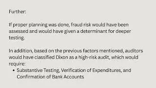 Financial Auditing and Investigation