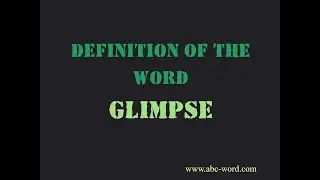 Definition of the word 