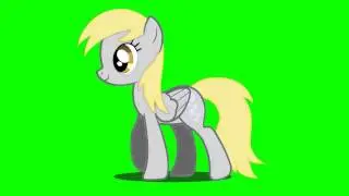 mlp greenscreen derpy walkcycle