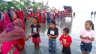 chhat Pooja @ Bakra river, Morang, Nepal