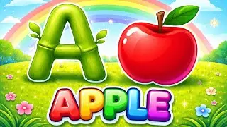 A for | B for Bat | Z for Zebra | Alphabet with visual | Memorize Kids English 