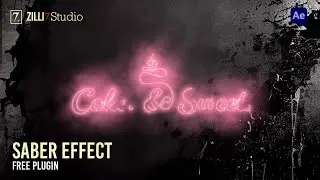 SABER ANIMACI&Oacute;N DE LOGO after effects tutorial - Free plugin video copilot