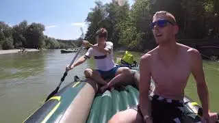 Isar Schlauchboot Tour die zweite