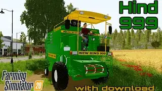 FS 20 NEW HIND 999 MOD 🔥 | fs 20 Indian combine mod with download link