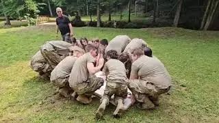 JROTC JCLC Camp Davey Crockett Pirate Ship team building exercise 
