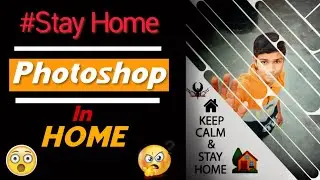 Stay Home 🏡 Photo Editing New Trend || Corona Virus PicsArt New Concept || VM Photo Editing ||