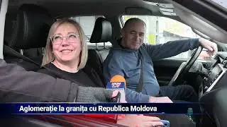 Aglomerație la granița cu Republica Moldova