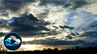 Storm clouds cover the sunset time lapse - Relax in Nature with &bdquo;Cloud Observe&ldquo;