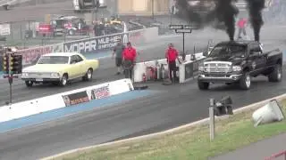 Dodge Ram Cummins Dually vs Chevelle