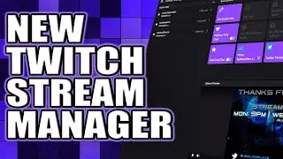 Twitch New Stream Manager Navigation
