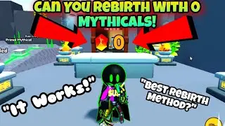 Can You Rebirth With 0 Mythicals!? 🤔 | Roblox Collect All Pets!