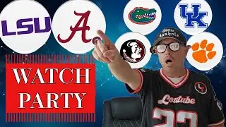 *LIVE* WATCH PARTY - ALABAMA VS LSU, FLORIDA VS KENTUCKY, CLEMSON VS FLORIDA STATE