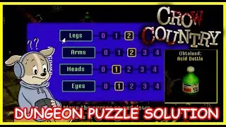 [GUIDE] How to Solve Crow Country 's Dungeon Computer Puzzle [ACID BOTTLE]
