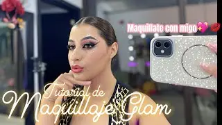 Aprende a hacer un maquillaje Glam 🤎🤍🖤
