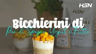 Bicchierini di Pan di Spagna, Yogurt e Frutta Fresca 🍑 Spuntino Sano e Saziante