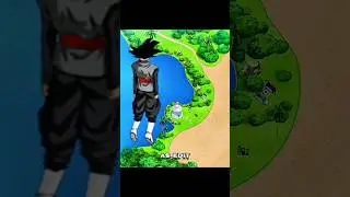 Goku black meet first time beerus and vegeta#fight#dbs