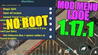 TUTORIAL INSTALL MOD MENU LAST DAY ON EARTH ANDROID RU 1.17.1 NO ROOT NO RIBET