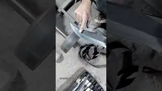 1095 Bowie knife Sharpening 3/3 - ansariforge #knifemaking