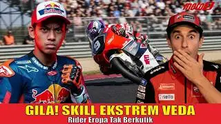 SKILL EKSTREM! Veda Ega Pratama Hancurkan Dominasi Rider Eropa di Sepang dengan Gaya Marc Marquez