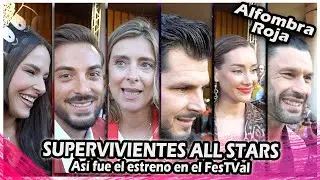 SUPERVIVIENTES ALL STARS : Así fue la alfombra roja en el FesTVal