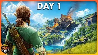 DAY 1 in this NEW Survival Crafting Game that Surprised Me...