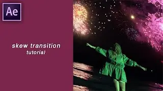skew transition | after effects tutorial