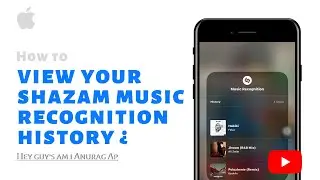How to view your Shazam music recognition history ¿ | #apple