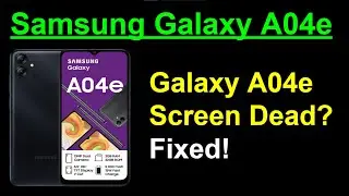 Samsung Galaxy A04e Full Screen Assembly Replacement | Step-by-Step Repair Tutorial