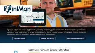 PointMan &ndash; Precision Underground Utility Mobile Mapping Software.