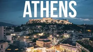 #2 Night walk in Athens, Greece from Syntagma to Monastiraki sq - Ultra HD [4K60] Cityscape sounds