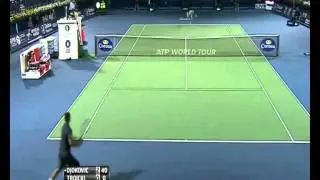 Novak Djokovic Vs Viktor Troicki  - best shots R1 ATP DUBAI 2013