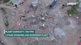 Propel in #Nepal 🇳🇵 Propel 100 TPH 3-Stage Crushing & Screening Plant