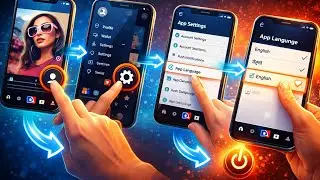 How to change language in free reels app