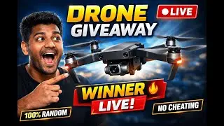Free Drone Giveaway -  Live winner Selection  | Vaanamshots | #giveaway #drone #tamil