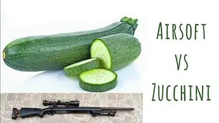 700fps - Airsoft vs Zucchini