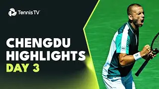 Evans Faces Safiullin; Lajovic Plays Thompson | Chengdu 2023 Day 3 Highlights