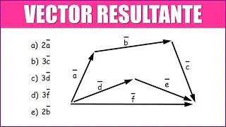 VECTORES | Hallar el VECTOR RESULTANTE