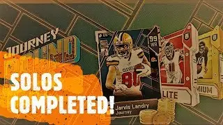 MADDEN 19! JOURNEY SOLOS COMPLETED! DOUBLE SOLO BATTLES REWARDS OPENED!  99 JARVIS LANDRY!