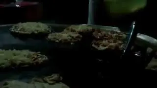 Late Night Dinner of Huaraches - Iguala, Mexico