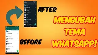 CARA MENGUBAH TEMA WHATSAPP |Original Dark mode