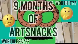 Unboxing 9 Months of ArtSnacks Sub Boxes!? #artsnacks #subscriptionbox #unboxing #mysterybox #review