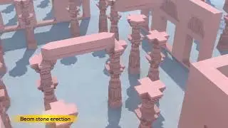 Ram Mandir Construction 3D Animation || Ram Mandir  #rammandir #rammandir3d #3dconstruction