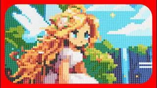 Diamond Painting Art Little Fairy #relaxmindgames #colorbynumber
