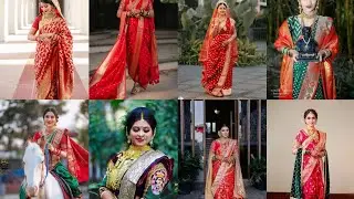Nauvari saree designs | beautiful bridal nauvari saree for maharashtrian bride