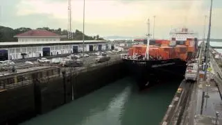 Gatun Locks at the Panama Canal - Impressive Timelapse #100YearsPanama
