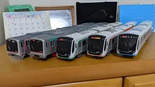 プラレールの田園都市線２０２０系と大井町線６０２０系と東横線５０５０系をゲットしました❗