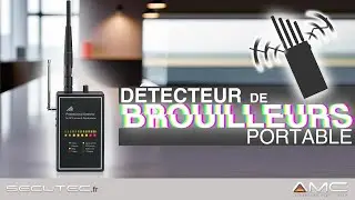 DETECTEUR PORTABLE DE BROUILLEUR D'ONDE PROFESSIONNEL [SECUTEC.FR]