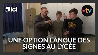 Option langue des signes au bac pour des lyc&eacute;ens d'Hazebrouck