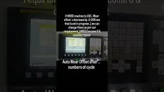 Auto Wear Offset in CNC Turning machine